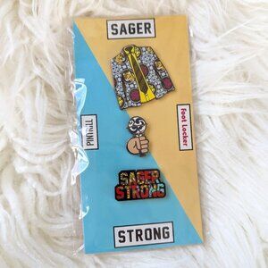 RARE Foot Locker Pintrill Craig Sager Strong 3 pin exclusive set